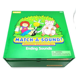 Lakeshore Match‑A‑Sound AA412 Ending Sounds Miniatures Set – Complete